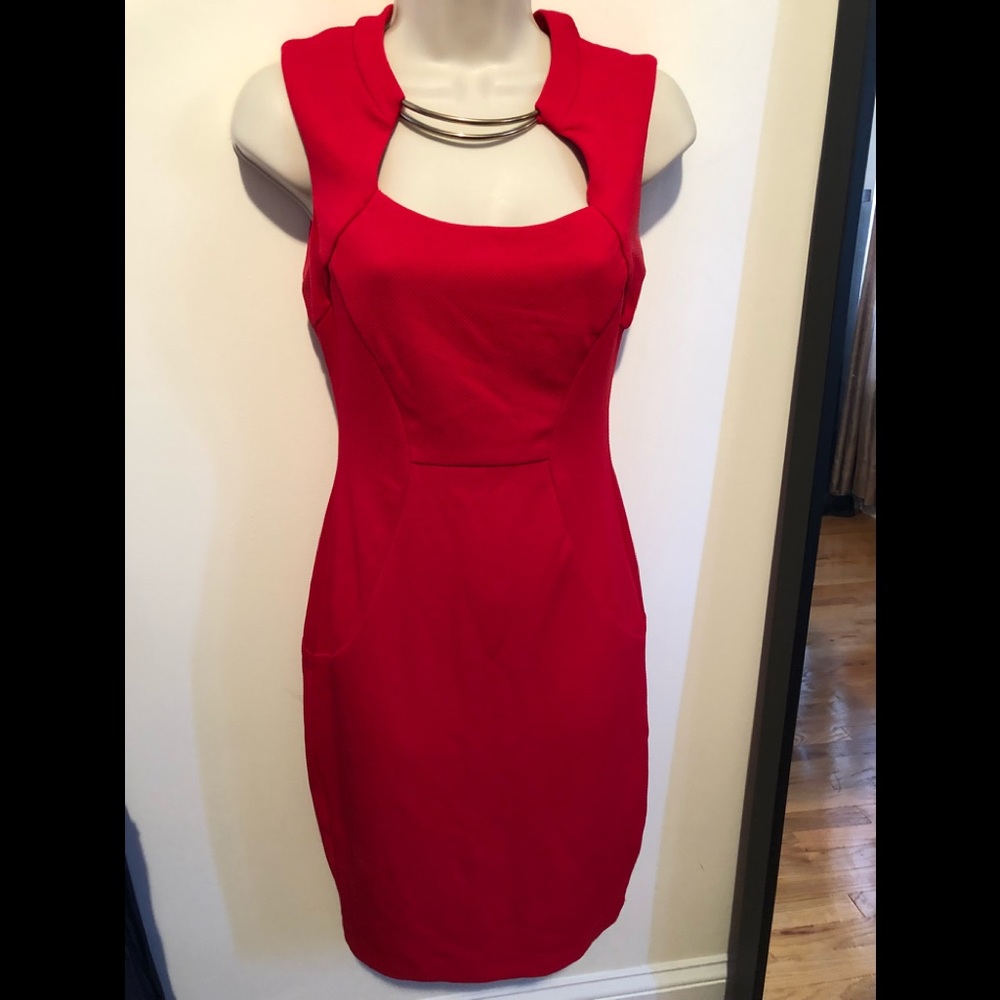 Red dress